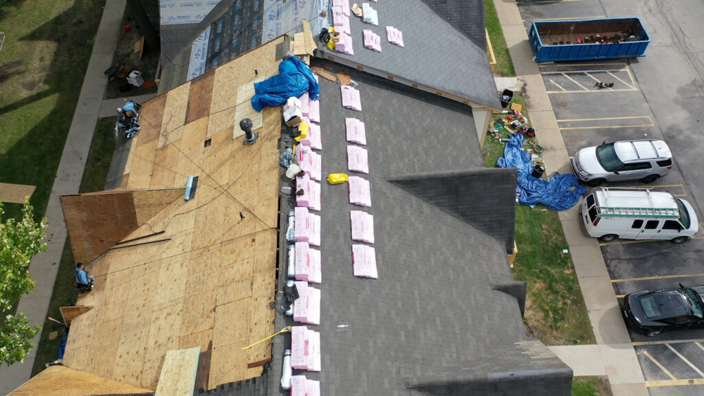 Apartment complex Roof Replacement