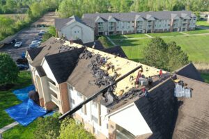 Commercial Roof Replacement in Davison, MI - project photo 1